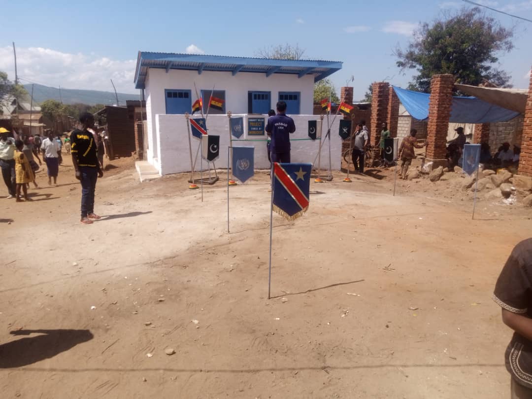 Les usagers du grand marché de Kamanyola dotés d’un bloc de toilettes nouvelles.