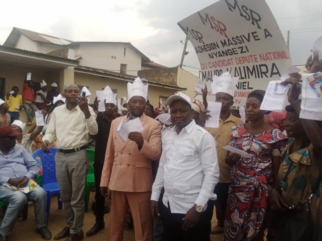 Plus de 1.000 personnes ont signé leur adhésion au sein du parti politique MSR à karhongo-Nyangezi.