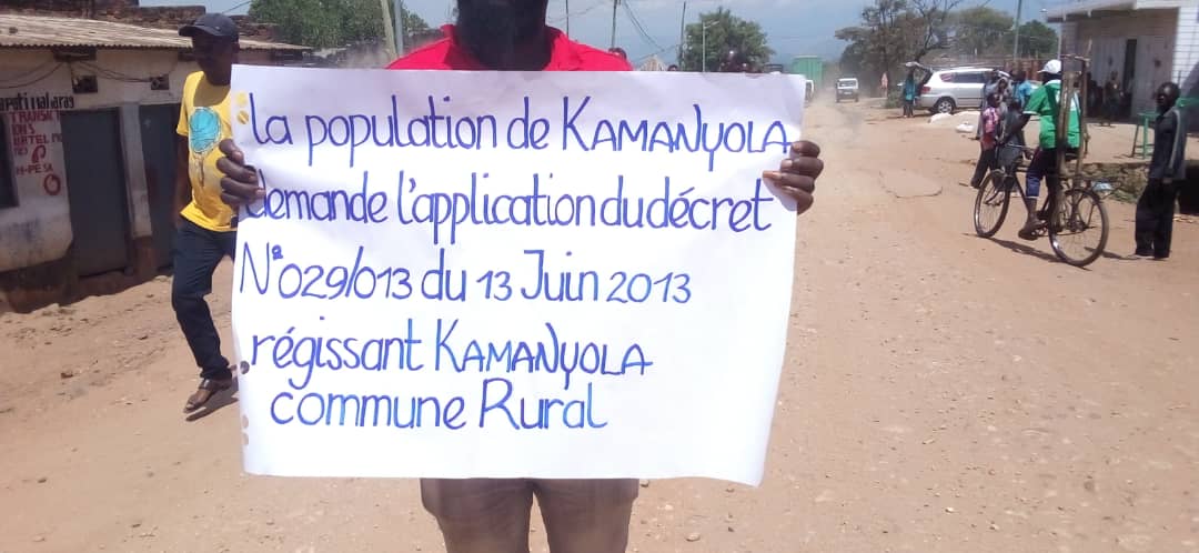 Affaire commune de Kamanyola : Les activités sociales au verrou en début de cette semaine.