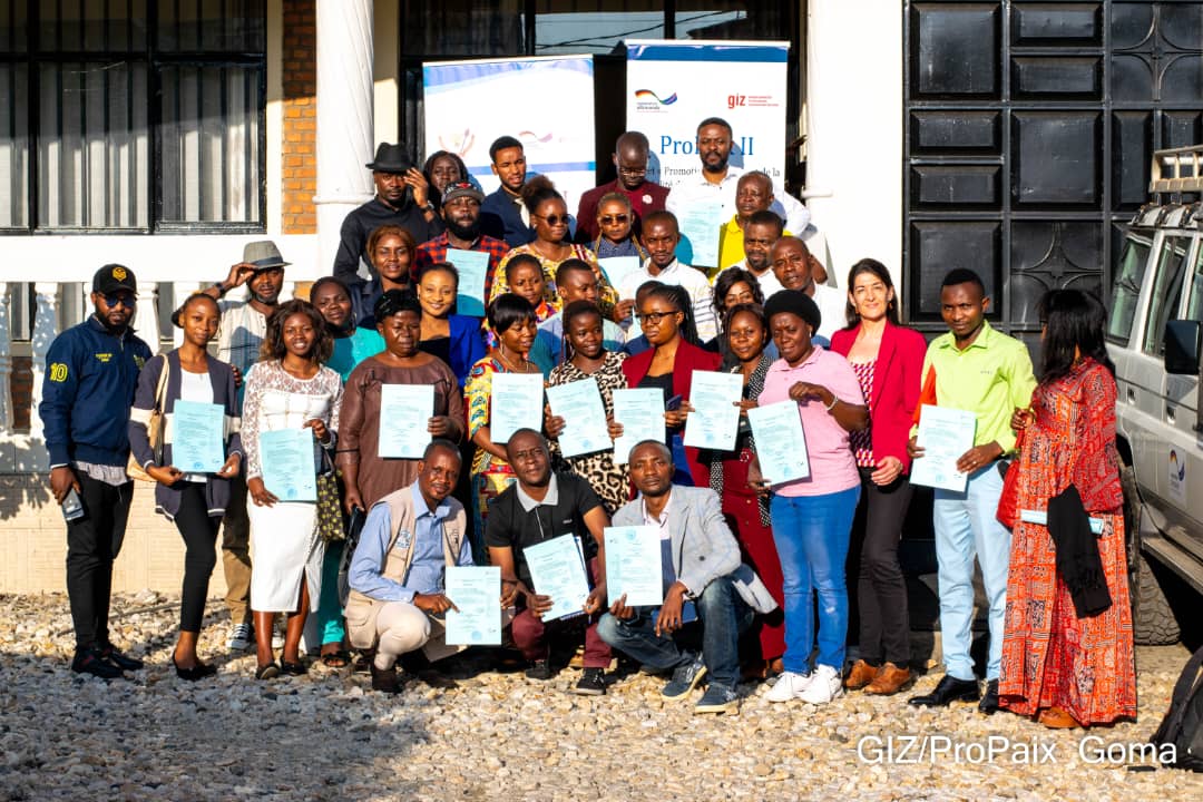 Goma: Des journalistes brevetés au terme de la formation sur le numérique et gestion de l’internet