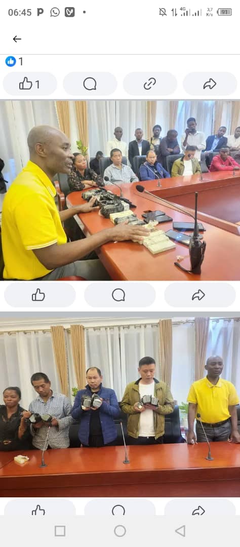 Sud-Kivu : arrestation des trois sujets chinois avec des lingots d’or et 800.0000$, la Ndsci félicite la détermination du gouverneur sur le trafic illicite des minerais.